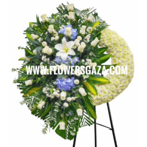 CORONA MEDIA LUNA *CELESTE*